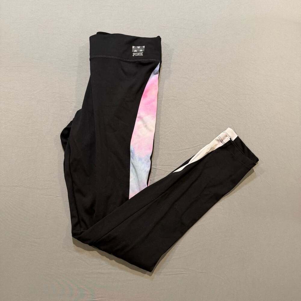 PINK Victoria's Secret Ultimate Watercolor Tie Dye Side Panel Leggings